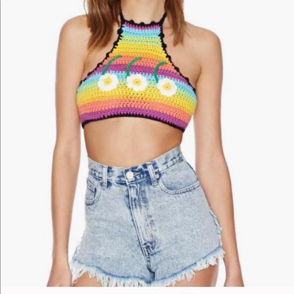 UNIF daisy crop top